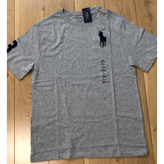 Ralph Lauren(ラルフローレン)のラッキー様専用 ラルフローレンTシャツ ボーイズサイズXL グレー レディースのトップス(Tシャツ(半袖/袖なし))の商品写真