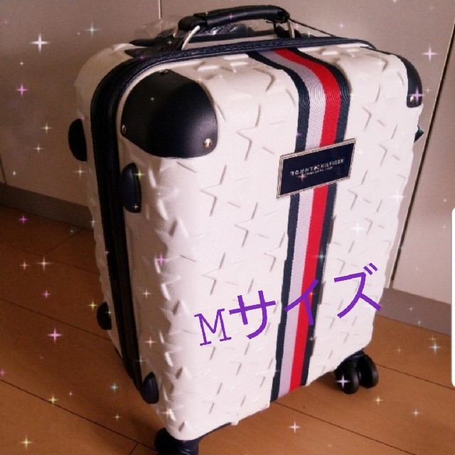 【格安saleスタート】 専用ページトミーヒルフィガー キャリーバッグ バッグ Mサイズホワイト スーツケース/キャリーバッグ