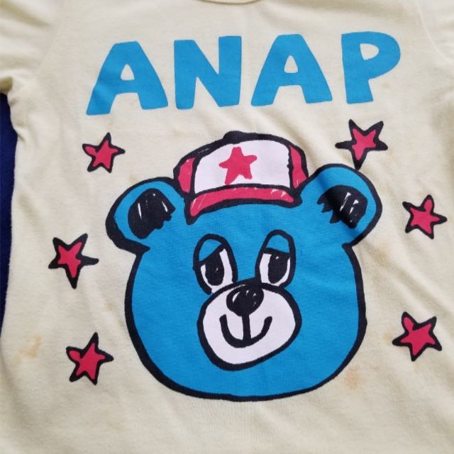 ANAP Kids(アナップキッズ)の♪ＵＳＥＤ　ＡＮＡＰキッズＴシャツ　100㎝♪ キッズ/ベビー/マタニティのキッズ服男の子用(90cm~)(Tシャツ/カットソー)の商品写真