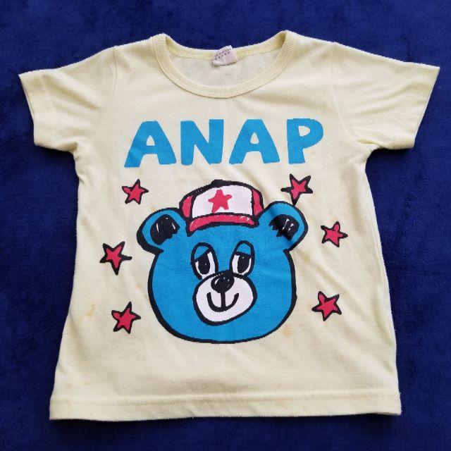 ANAP Kids(アナップキッズ)の♪ＵＳＥＤ　ＡＮＡＰキッズＴシャツ　100㎝♪ キッズ/ベビー/マタニティのキッズ服男の子用(90cm~)(Tシャツ/カットソー)の商品写真