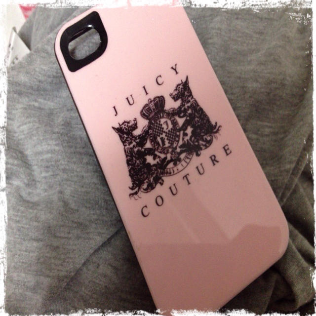 Juicy Couture(ジューシークチュール)のiPhone4sケース スマホ/家電/カメラのスマホアクセサリー(モバイルケース/カバー)の商品写真