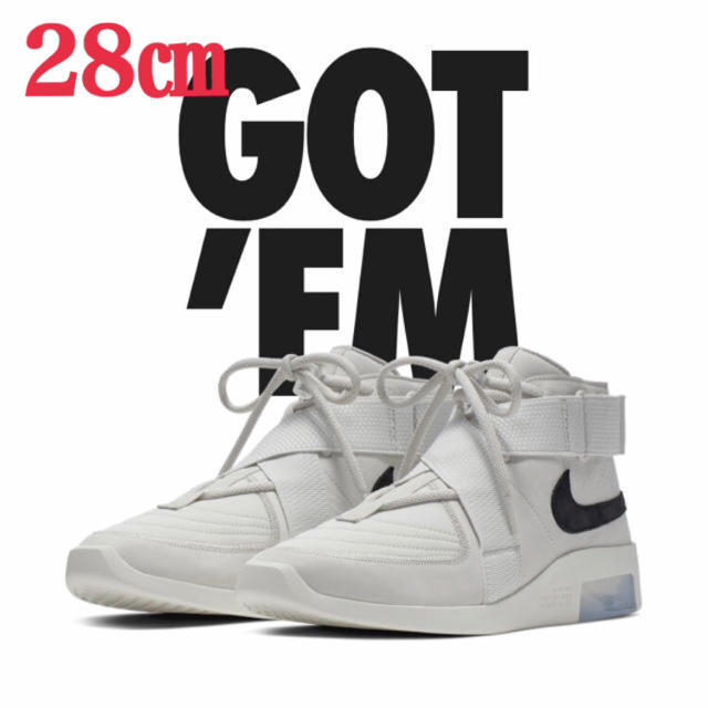 NIKE X FEAR OF GOD AIR RAID LIGHT BONE靴/シューズ