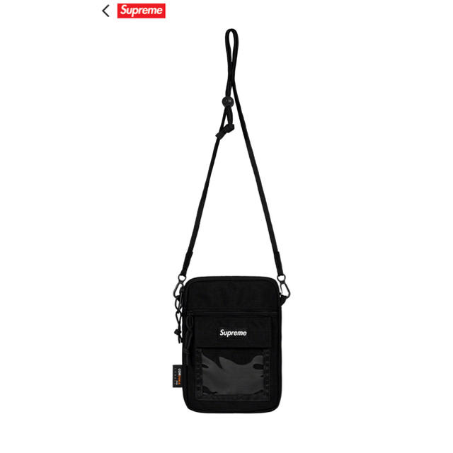 【売切り】Supreme 2019ss shoulder bag black