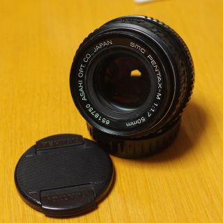 ペンタックス(PENTAX)のPENTAX kマウント f1.7  50mm オールドレンズ 玉ボケ(レンズ(単焦点))