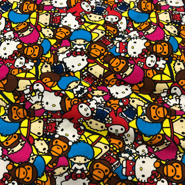 A BATHING APE - サンリオ BABYMILO コラボ トートバッグの通販 A BATHING APE - サンリオ BABYMILO コラボ トートバッグの通販