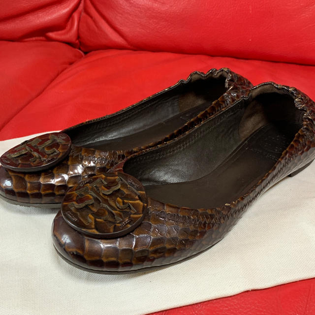 Tory Burch(トリーバーチ)の トリバーチ フラットシューズ  23cm  used品 レディースの靴/シューズ(ハイヒール/パンプス)の商品写真