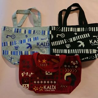 カルディ(KALDI)のカルディ　ミニトートバック3種(トートバッグ)