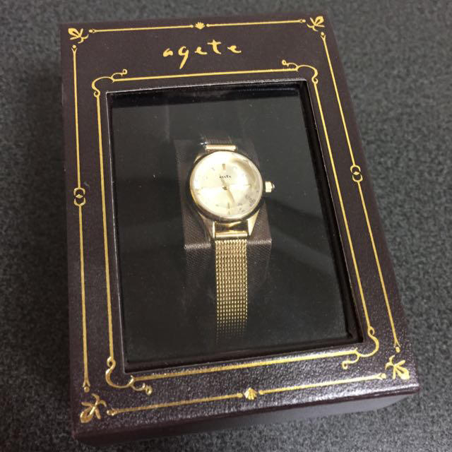 当社の agete - 新品未使用 ageteアガット 腕時計 金属ベルト