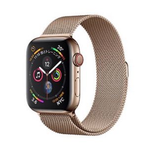 アップルウォッチ(Apple Watch)のApple Watch series4 44mm ゴールドステンレススチール(腕時計(デジタル))