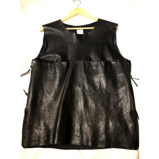 サンシー(SUNSEA)のsunsea 12ss leather vest レザー ベスト(ベスト)