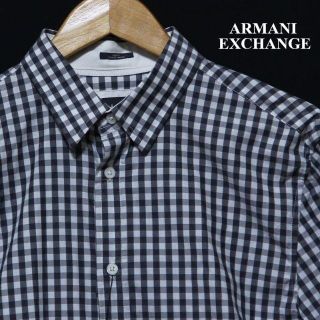 アルマーニエクスチェンジ(ARMANI EXCHANGE)の【新品】 アルマーニ エクスチェンジ ギンガムチェック シャツ(シャツ)