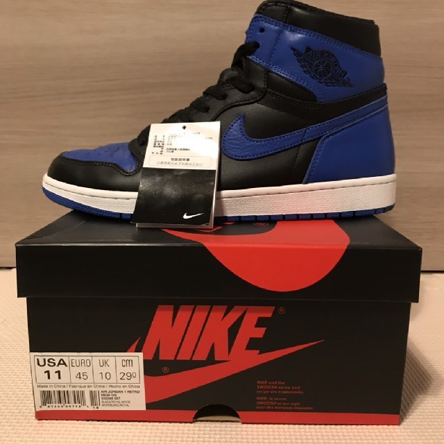 NIKE AIR JORDAN 1 OG ROYAL 29㎝