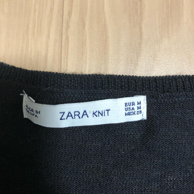 ZARA(ザラ)のZARA  シフォンブラウス×ニット レディースのトップス(カットソー(半袖/袖なし))の商品写真