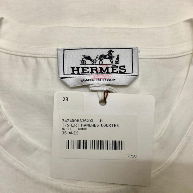 エルメス 半袖Tシャツ メンズ サイズXXL 海外エルメスソルド購入品