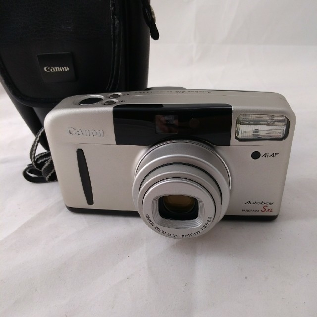 スマホ/家電/カメラキャノン Canon Autoboy SXL フィルムカメラ ストラップ付き