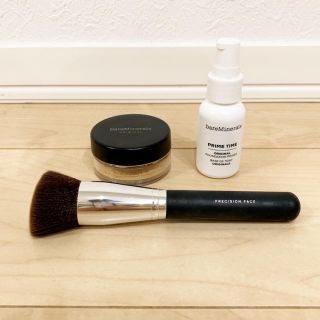 ベアミネラル(bareMinerals)のcoco様専用★ベアミネラル＊ファンデ+下地+フェイスブラシセット(ファンデーション)