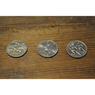 12th asian games　広島 1994 500円記念硬貨３種類(貨幣)