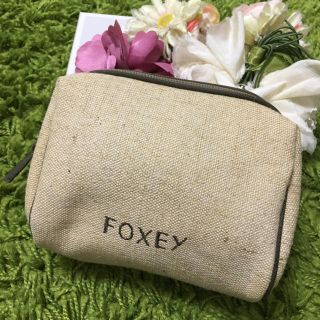 フォクシー(FOXEY)の新品フォクシー❤︎キャンバスポーチ(ポーチ)