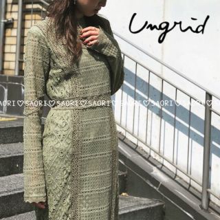 アングリッド(Ungrid)のungrid【美品】総レースマキシワンピース★ TODAYFUL(ロングワンピース/マキシワンピース)