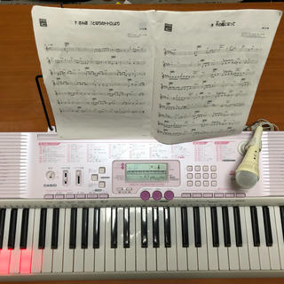 カシオ(CASIO)のCASIO キーボード LK-107 電子キーボード 電子ピアノ 中古(電子ピアノ)