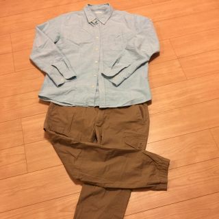 ユニクロ(UNIQLO)の【GW値下げ】メンズXLパンツ2本☆UNIQLO☆(シャツ)