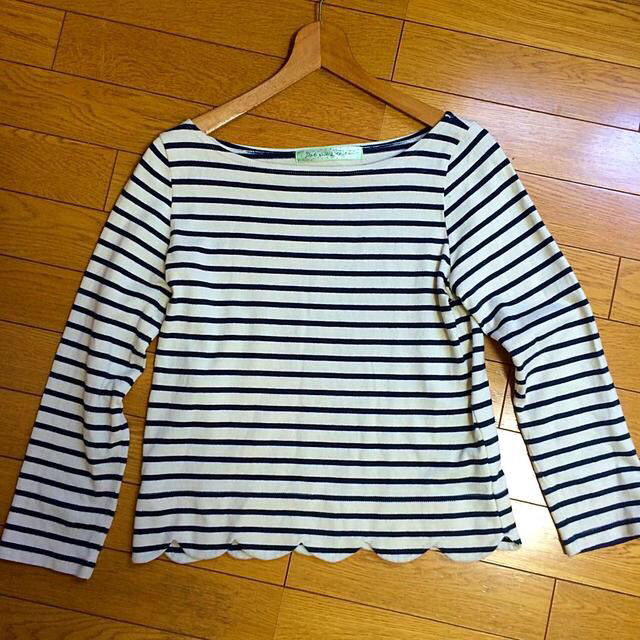 Dot&Stripes CHILDWOMAN(ドットアンドストライプスチャイルドウーマン)のボーダーカットソー☆お値下げ中 レディースのトップス(カットソー(長袖/七分))の商品写真