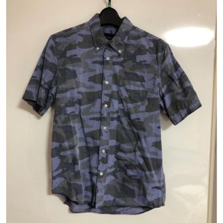 メンズビギ(MEN'S BIGI)のcollective ミリタリー 迷彩 半袖 ブラウス シャツ(シャツ)