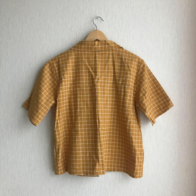 【新品】チェックシャツ レディースのトップス(シャツ/ブラウス(半袖/袖なし))の商品写真