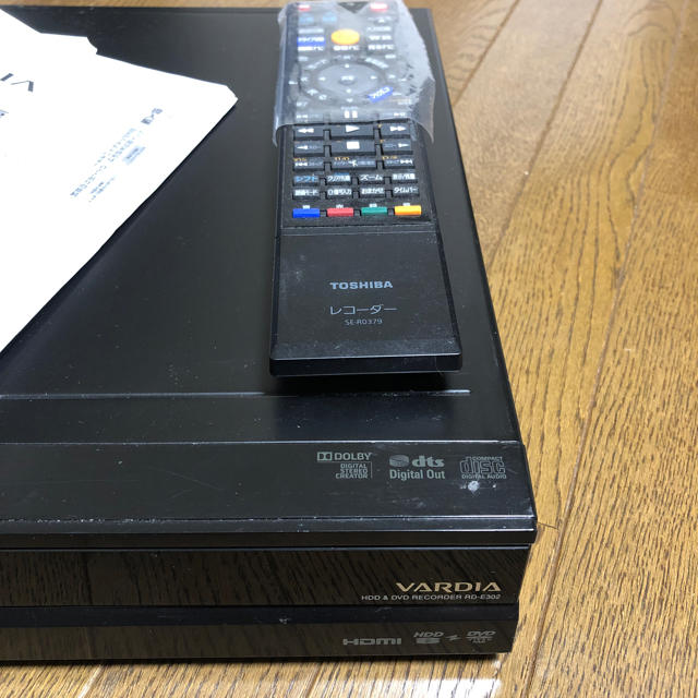 東芝(トウシバ)の東芝 TOSHIBA VARDIA RD-E302 スマホ/家電/カメラのテレビ/映像機器(DVDレコーダー)の商品写真