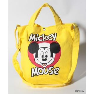 ウィゴー(WEGO)のWEGO ディズニー Disney 2WAY ショルダートートバッグ ミッキー(ショルダーバッグ)
