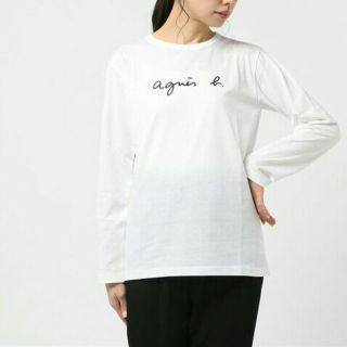 アニエスベー(agnes b.)の【アニエスb】 長袖ロゴTシャツ♪(Tシャツ(長袖/七分))