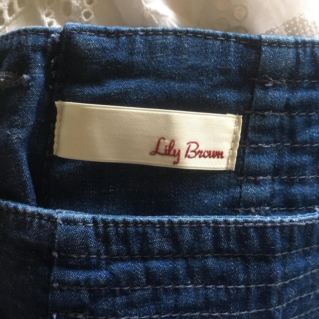 Lily Brown(リリーブラウン)のリリーブラウン  デニムショートパンツ レディースのパンツ(ショートパンツ)の商品写真