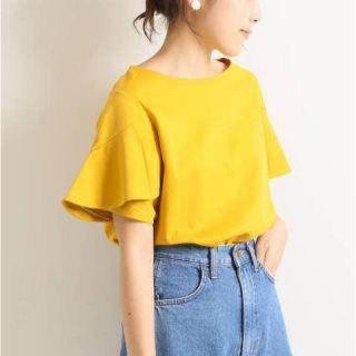 スピックアンドスパン(Spick & Span)のSpick&Span♡袖フリルカットソー(カットソー(半袖/袖なし))