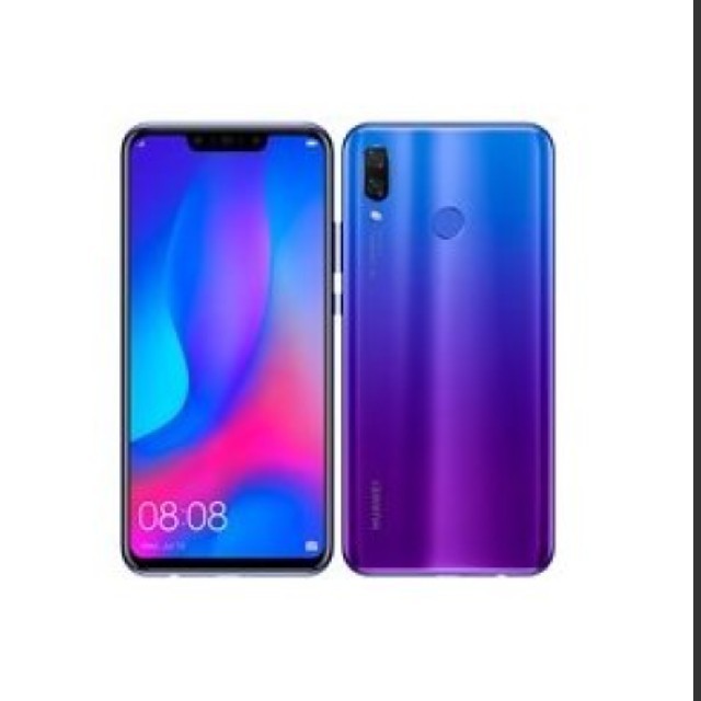 新品SIMフリー HUAWEI nova 3 SIMフリー アイリスパープル 男性に人気