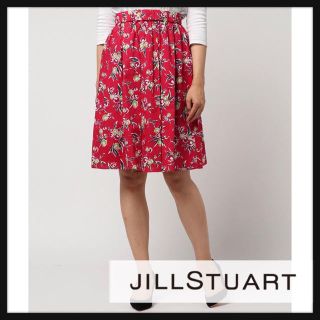 ジルスチュアート(JILLSTUART)の【新品・未使用】●JILLSTUART● ルシエルフラワースカート ０(ひざ丈スカート)