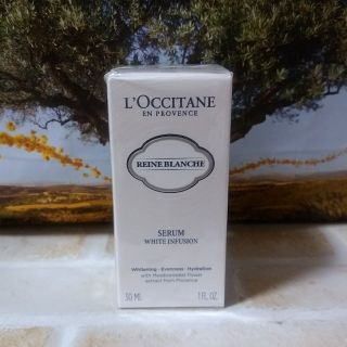 ロクシタン(L'OCCITANE)のレーヌブランシュ　ホワイトインフュージョンセラム(美容液)