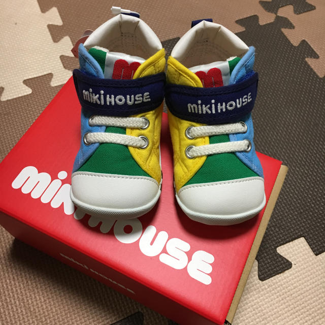 mikihouse(ミキハウス)のMIKIHOUSEファーストシューズ キッズ/ベビー/マタニティのベビー靴/シューズ(~14cm)(スニーカー)の商品写真