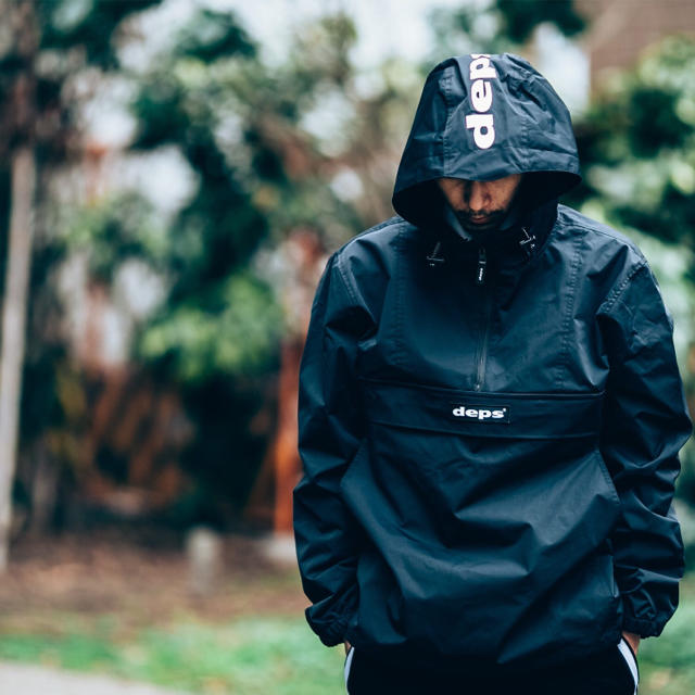 deps ANORAK JACKET【BLACK×BLACK】 スポーツ/アウトドアのフィッシング(ウエア)の商品写真