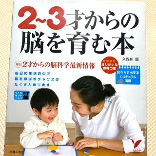 2～3才からの脳を育む本 久保田  英才教育 カリキュラム(住まい/暮らし/子育て)