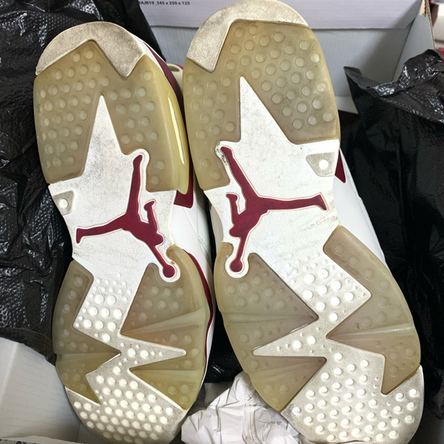 jordan 6 maroon マルーン us8 26 nike