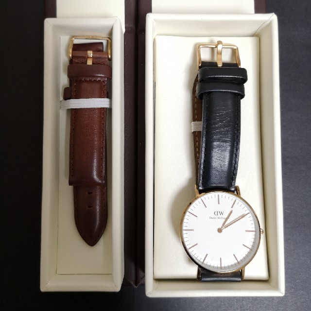 Daniel Wellington(ダニエルウェリントン)のダニエルウェリントン　腕時計　替えベルト付き レディースのファッション小物(腕時計)の商品写真