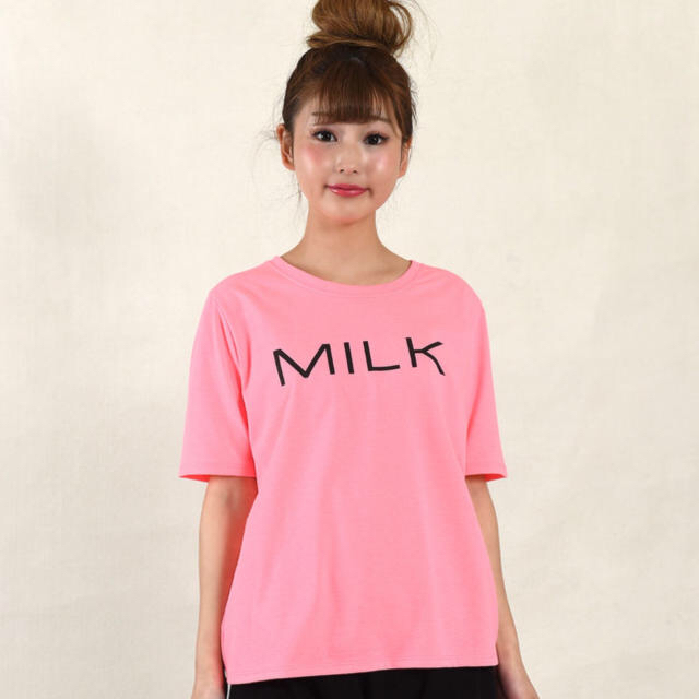 MILK 2019年 春夏新作 新品タグ付き ロゴTシャツ