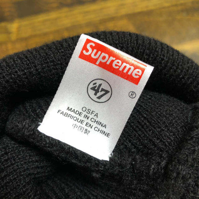 3947BeanieCOLOR新品 Supreme NFL Raiders 47 Beanie