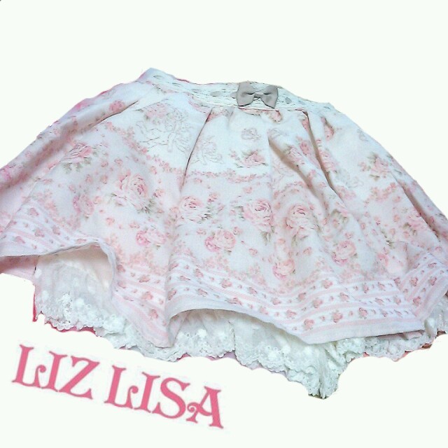 LIZ LISA(リズリサ)の天使柄スカパン レディースのパンツ(キュロット)の商品写真