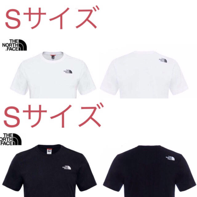 THE NORTH FACE(ザノースフェイス)のノースフェイス Tシャツ 2着同梱版 白Sサイズ×1着 黒Sサイズ×1着 メンズのトップス(Tシャツ/カットソー(半袖/袖なし))の商品写真