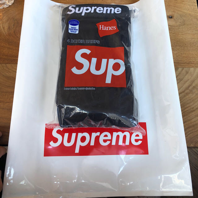 Supreme(シュプリーム)のsupreme ボクサーパンツ 黒 (S) 1枚 メンズのアンダーウェア(ボクサーパンツ)の商品写真