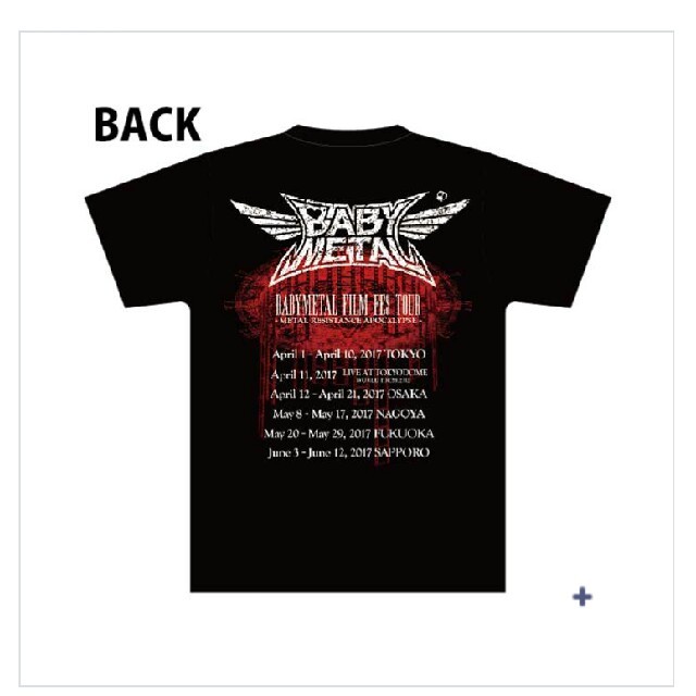 BABYMETAL Tシャツ Lサイズ エンタメ/ホビーのタレントグッズ(アイドルグッズ)の商品写真