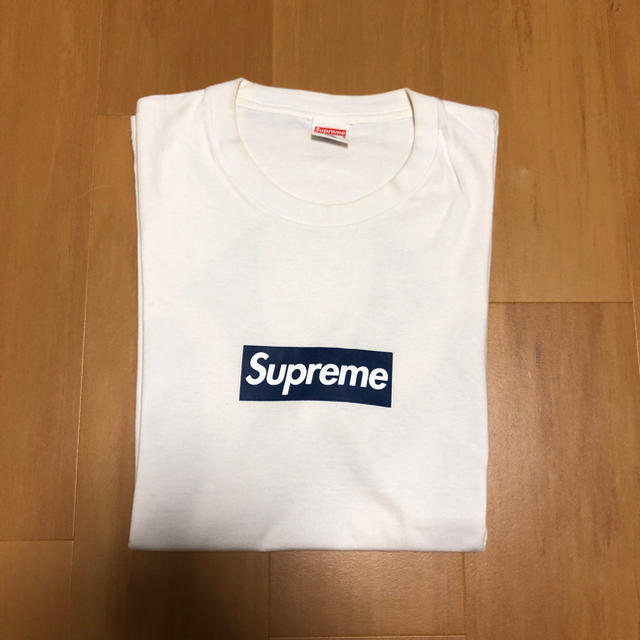 supreme yankees box logo Tシャツ 白 MTシャツ/カットソー(半袖/袖なし)