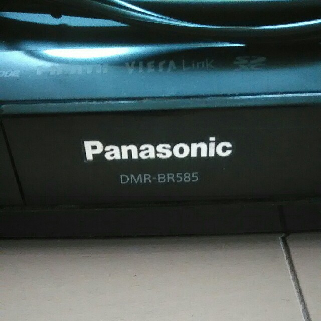 Panasonic(パナソニック)のわけあり品　パナソニックブルーレイレコーダー　DMR-BR585 スマホ/家電/カメラのテレビ/映像機器(ブルーレイレコーダー)の商品写真