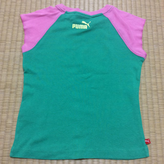 PUMA(プーマ)のPUMA GIRLS S(120cm程度)美品 キッズ/ベビー/マタニティのキッズ服女の子用(90cm~)(Tシャツ/カットソー)の商品写真